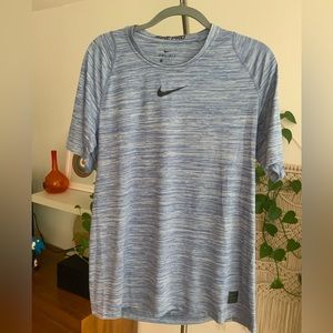 Light Blue Nike Pro Dri-Fit T-shirt